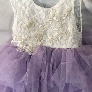 Think Pink lace and tutu dress